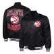 Atlanta Hawks Adaptive Bold Logo Varsity Satin Jacket
