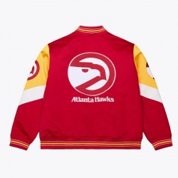 Atlanta Hawks Throw It Back Heavyweight Satin Jacket