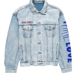 Bad Vibes Xxxtentacion Denim Jacket