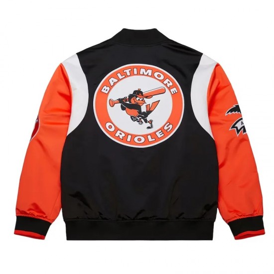 Baltimore Orioles Cooperstown Team Origins Satin Jacket Baltimore Orioles Cooperstown Team Origins Satin Jacket