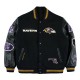 Baltimore Ravens Chenille Patches Black Varsity Jacket