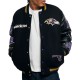 Baltimore Ravens Chenille Patches Black Varsity Jacket