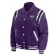 Baltimore Ravens Lightweight Purple Varsity Satin Jacket Baltimore Ravens Lightweight Purple Varsity Satin Jacket
