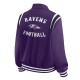 Baltimore Ravens Lightweight Purple Varsity Satin Jacket Baltimore Ravens Lightweight Purple Varsity Satin Jacket