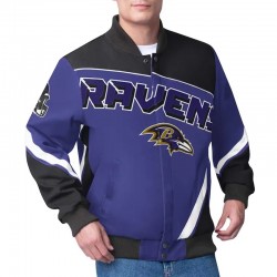 Baltimore Ravens Maximum Racing Purple Jacket