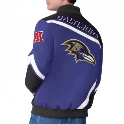 Baltimore Ravens Maximum Racing Purple Jacket Baltimore Ravens Maximum Racing Purple Jacket