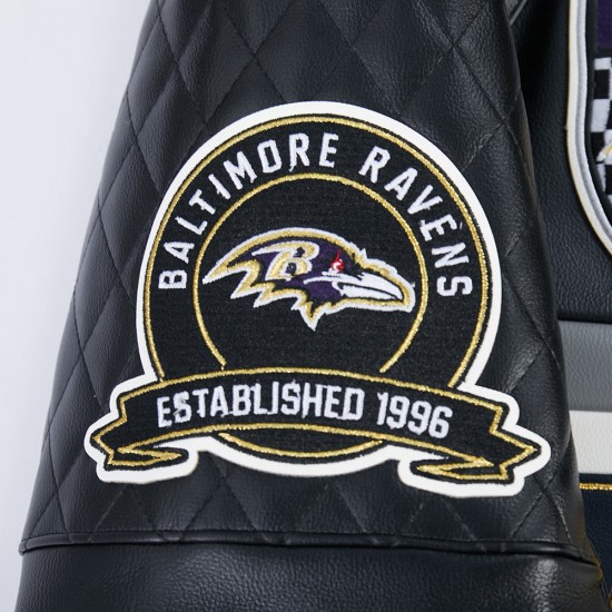 Baltimore Ravens Men's Moto Jacket