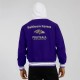 Baltimore Ravens Purple Cotton Hooded Jacket Baltimore Ravens Purple Cotton Hooded Jacket