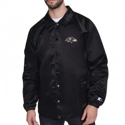 Baltimore Ravens Retro Logo Coaches Jacket Baltimore Ravens Retro Logo Coaches Jacket