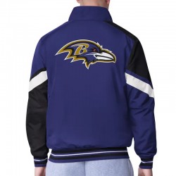 Baltimore Ravens Strong Arm Purple Full-Zip Jacket Baltimore Ravens Strong Arm Purple Full-Zip Jacket
