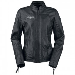 Batwoman Black Leather Jacket with Hood Batwoman Black Leather Jacket with Hood