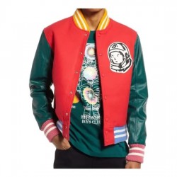 BBC Spaceman Logo Varsity Jacket BBC Spaceman Logo Varsity Jacket
