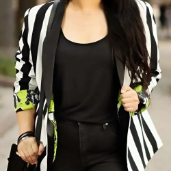 Beetlejuice Halloween Jacket – Iconic Striped Costume for Halloween Beetlejuice Halloween Jacket – Iconic Striped Costume for Halloween