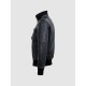 Black Bomber Leather Jacket Black Bomber Leather Jacket