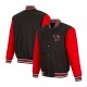 Black/Red Lansing Lugnuts Poly-Twill Full-Snap Jacket Black/Red Lansing Lugnuts Poly-Twill Full-Snap Jacket