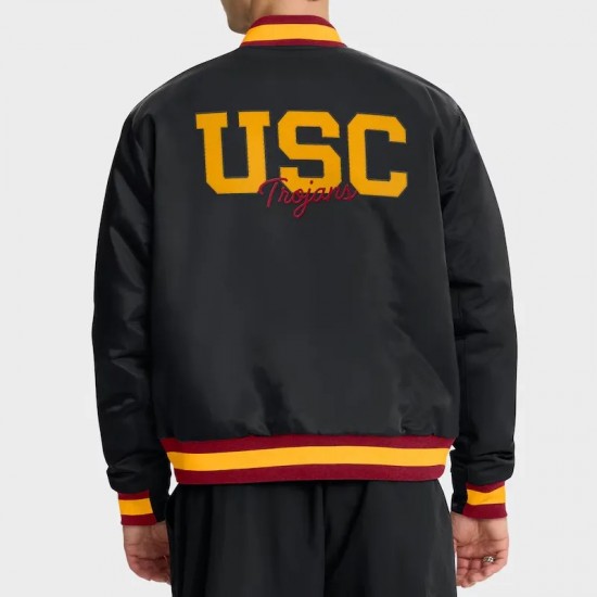 Black USC Trojans Legacy Bomber Jacket Black USC Trojans Legacy Bomber Jacket