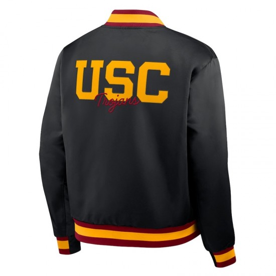 Black USC Trojans Legacy Bomber Jacket Black USC Trojans Legacy Bomber Jacket