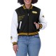 Black/White Pittsburgh Steelers Varsity Full-Zip Jacket