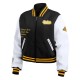 Black/White Pittsburgh Steelers Varsity Full-Zip Jacket