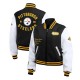 Black/White Pittsburgh Steelers Varsity Full-Zip Jacket