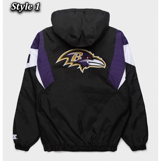 Blackout Baltimore Ravens Breakaway Pullover Jacket