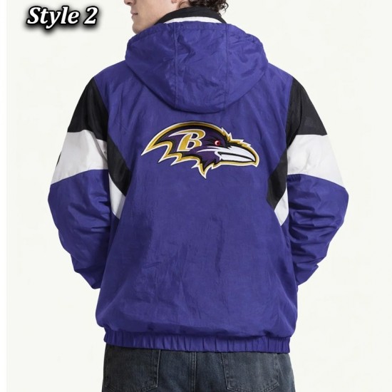 Blackout Baltimore Ravens Breakaway Pullover Jacket
