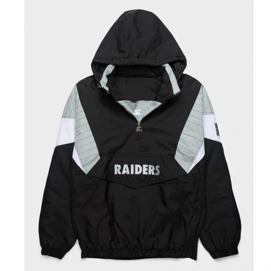 Blackout Las Vegas Raiders Breakaway Pullover Jacket