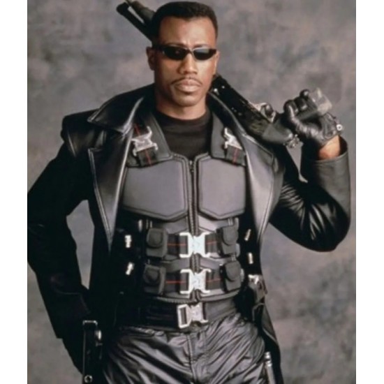 Blade Wesley Snipes Leather Vest