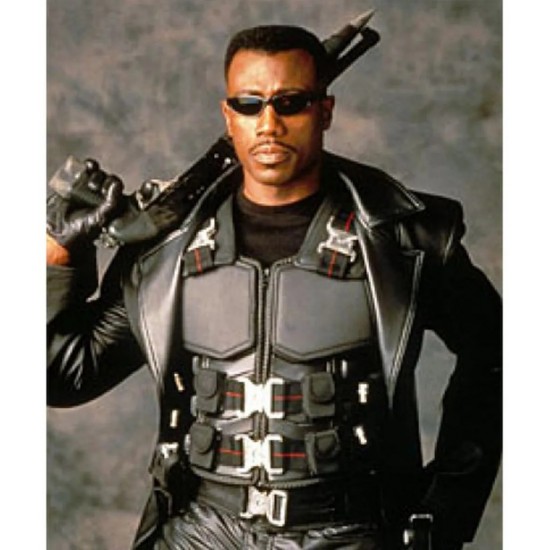 Blade Wesley Snipes Leather Vest