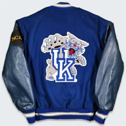 Blue California Golden Bears Varsity Wool/Leather Jacket Blue California Golden Bears Varsity Wool/Leather Jacket