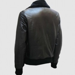Bomber Leather Jacket With Fur Bomber Leather Jacket With Fur