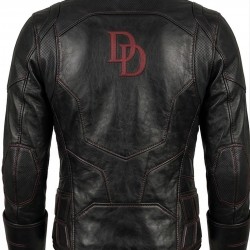 Black Daredevil Born Again Leather Jacket Suit Costume Black Daredevil Born Again Leather Jacket Suit Costume