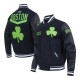 Boston Celtics 2024/25 City Edition Chenille Black Varsity Jacket Boston Celtics 2024/25 City Edition Chenille Black Varsity Jacket
