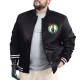 Boston Celtics Adaptive Bold Logo Varsity Satin Jacket