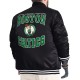 Boston Celtics Adaptive Bold Logo Varsity Satin Jacket