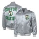 Boston Celtics Adaptive Bold Logo Varsity Satin Jacket