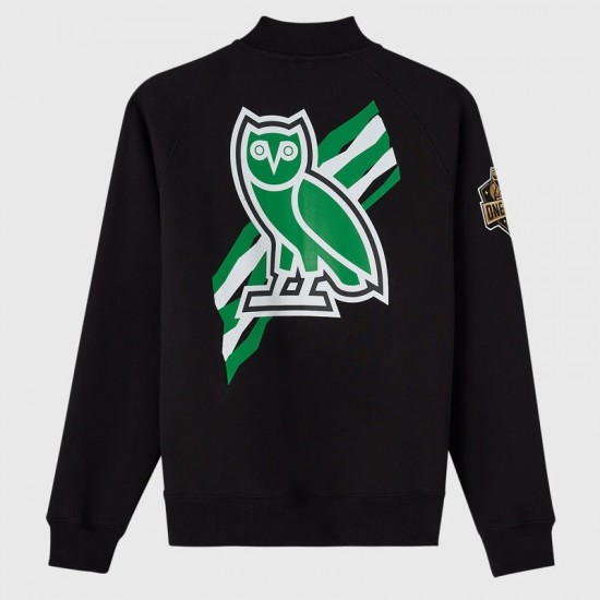 Boston Celtics Black Fleece Jacket – Owl Edition