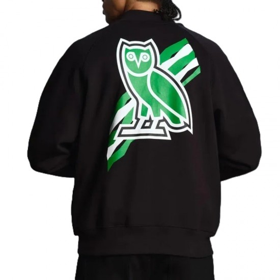 Boston Celtics Black Fleece Jacket – Owl Edition