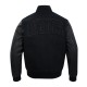 Boston Celtics Triple Black Varsity Wool and Leather Jacket Boston Celtics Triple Black Varsity Wool and Leather Jacket