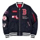 Boston Red Sox Full-Zip Navy Bomber Jacket