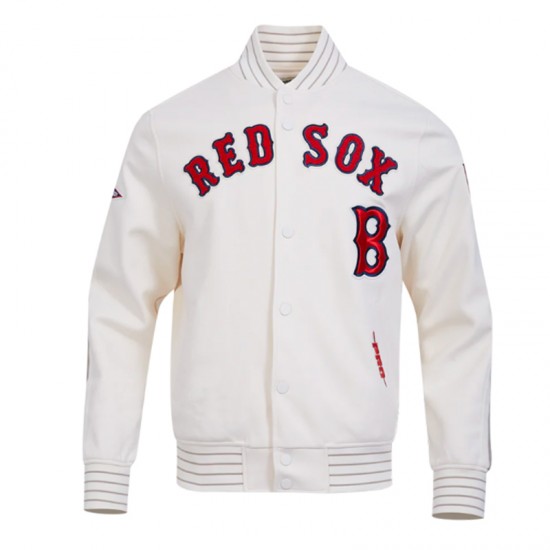 Boston Red Sox Logo Game Day Eggshell Jacket Boston Red Sox Logo Game Day Eggshell Jacket