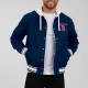 Boston Red Sox Navy Cotton Hooded Jacket Boston Red Sox Navy Cotton Hooded Jacket