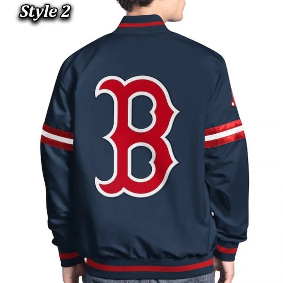Boston Red Sox Varsity Scout Satin Jacket Boston Red Sox Varsity Scout Satin Jacket