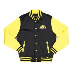 Bowie State Black and Gold Baseball Jacket Bowie State Black and Gold Baseball Jacket