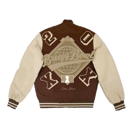 Breezy Bowl Chris Brown Varsity Jacket Breezy Bowl Chris Brown Varsity Jacket