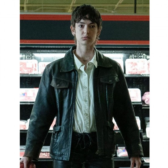 Brigette Lundy-Paine I Saw The TV Glow Leather Jacket Brigette Lundy-Paine I Saw The TV Glow Leather Jacket