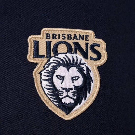 Brisbane Lions Lock Up Varsity Cotton Jacket Brisbane Lions Lock Up Varsity Cotton Jacket
