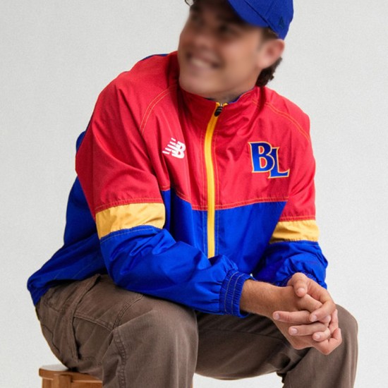 Brisbane Lions Retro Red and Royal Jacket