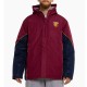 Brisbane Lions Stadium Maroon and Navy Full-Zip Hooded Jacket Brisbane Lions Stadium Maroon and Navy Full-Zip Hooded Jacket