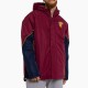Brisbane Lions Stadium Maroon and Navy Full-Zip Hooded Jacket Brisbane Lions Stadium Maroon and Navy Full-Zip Hooded Jacket